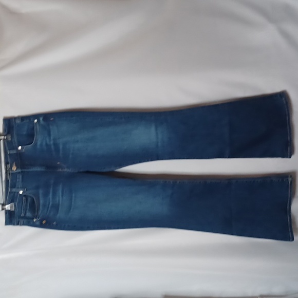 VERONICA BEARD Beverly High-Rise Skinny Flare Bright Blue Jeans.  32 - Picture 4 of 16